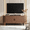 Walnut, variant on 55 Inch TV Stand with Built-in Power Outlet, Compatible with TVs Up to 60 Inches, Modern Entertainment Center with Adjustable Shelves, Storage Space, and Sliding Doors, Walnut