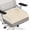 Khaki, variant on XLarge Seat Cushion, Memory Foam Cushion for Long Sitting Hours on Office Chair, Home & Car, Non-Slip Chair Pad for Relieving Back & Sciatica & Hip & Coccyx Pain (Red)