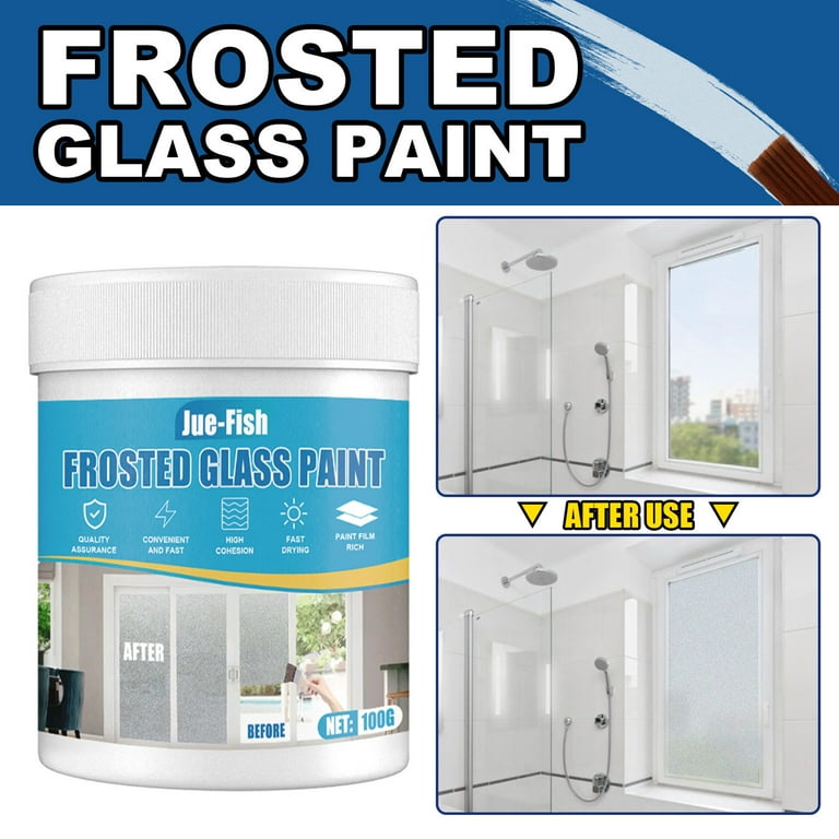 Ktyne Frosted Glass Paint Is Glossy And Non Transparent, And The
