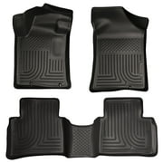 Husky by RealTruck Front & 2nd Seat Floor Liners Compatible with 13 Altima 4 Door Before Nov 2012 Compatible with 2013 Nissan Altima