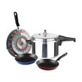 thumbnail image 1 of Combo de Juego de cocina Ekco Photopaint con Olla express 6L y 3 sartenes Ekco Set Ekco Photopaint, 1 of 4