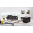 thumbnail image 4 of EK068 Dark Gray Color With Italian Leather Chair, 4 of 5