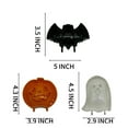 thumbnail image 3 of Spectres Pumpkin Bat Dough Presser Pocket Pie Molds Halloween Hand Pie Molds Party Potluck Hand Pie Molds Easy to Use, 3 of 4