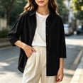 thumbnail image 2 of Smupbvky Corduroy Tops for Girl Collared Button up Shirts with Front Pocket Fall Long Sleeve Dressy Casual Blouses (7-8 Years, Black), 2 of 9