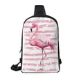 thumbnail image 6 of Sigee Flamingo for Dual Pocket Sling Backpack Hiking Daypack Multipurpose Cross Body Chest Bag, 6 of 8