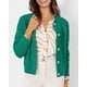 thumbnail image 4 of Suéter PRETTYGARDEN Cardigan tejido para mujer con botones verde talla S, 4 of 6