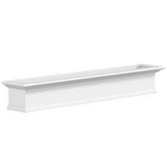 4826W Yorkshire 6 Foot Window Box - White