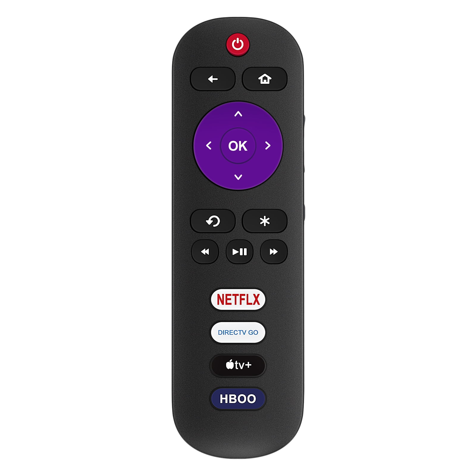 New Replace Remote Control fit for TCL ROKU TV with APP NETFLIX