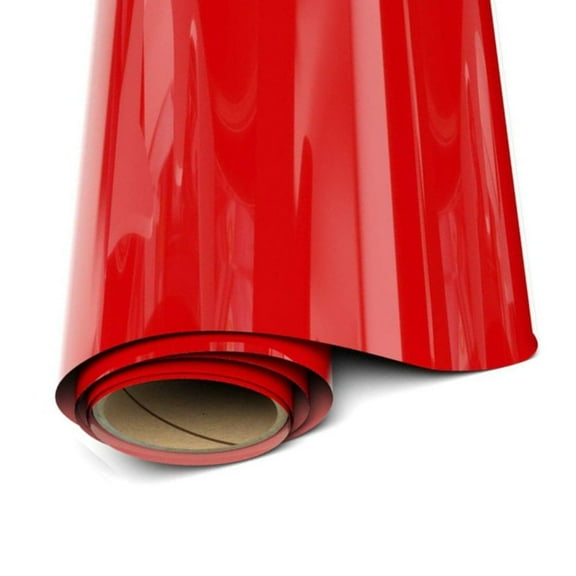 Siser EasyWeed Heat Transfer Vinyl - Red 12"x20" HTV Iron On Vinyl - Heat Press Vinyl