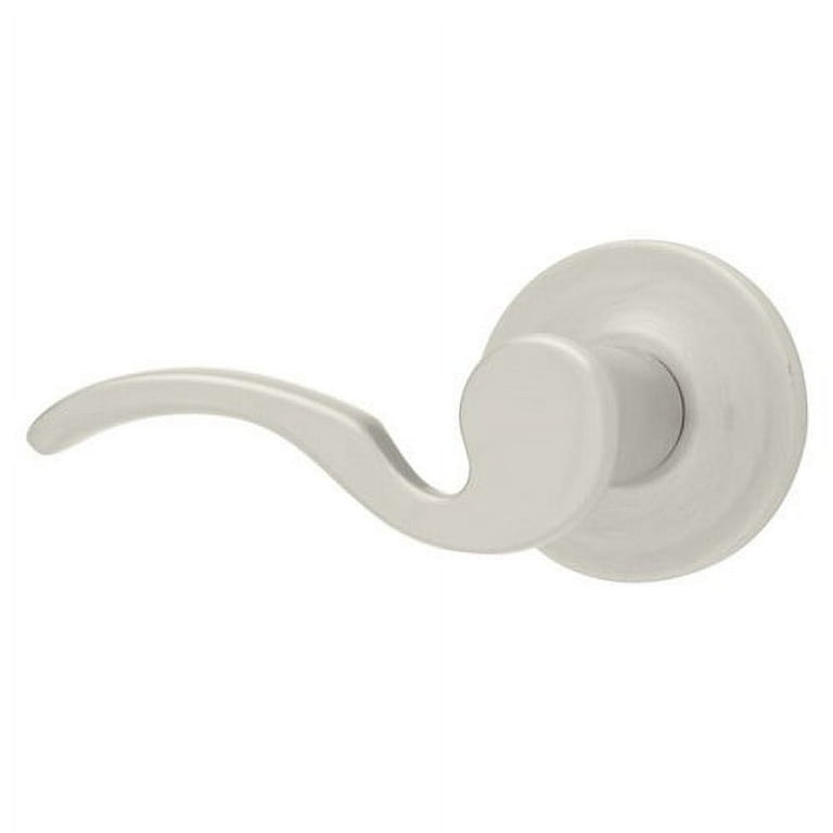 Kwikset Brooklane Left-Handed Half-Dummy Lever - Venetian Bronze Door Handle