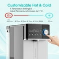 thumbnail image 3 of IKT Countertop Hot and Cold Reverse Osmosis Water Dispenser Cooler, Fast Heating, Adjustable Temperature, Dispensing Volume Options, RO Water Filtration System, 3 of 9