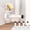 White, variant on 10 Pack Door Stops, Stainless Steel Door Stoppers, No Drilling Door Stops for Bottom and Top of Door, Black
