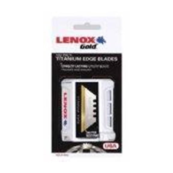 Lenox Gold 2.5 in. L x 0.05 in. High Speed Steel 4 Notch Utility Blade 100 pk