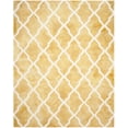 thumbnail image 2 of Safavieh Dip Dye Altan Distressed Wool Area Rug, Gold/Ivory, 9' x 12', 2 of 7