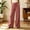 Hot Pink, variant on Gamviast Women's Wide Leg Lounge Pants Elastic Waist Drawstring Ribbed Knit Palazzo Pants with Pockets Lightweight Casual Trousers for Home Travel Everyday Wear Hot Pink M
