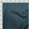 thumbnail image 2 of oneOone Cotton Silk Fabric Shapes Geometric Sashiko Printed Fabric 1 Yard 42 Inch Wide, 2 of 4