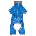 thumbnail image 5 of Pet Life YGHL4BLLG Active Embarker Heathered Performance 4-Way Stretch Two-Toned Full Bodied Warm Up Track Suit - Blue, Large, 5 of 8
