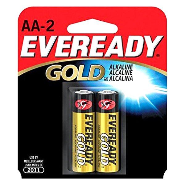 Energizer A91BP 2 Eveready Gold A91 AA Alkaline Batteries Walmart 