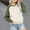 Army Green, variant on Lilgiuy Little Girl Patchwork Sweatshirt Casual Solid Color Crewneck Long Sleeve Pullover Shirts Top