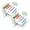 A692 Light Green 5.9x4.3x2.4" 28Pack, variant on 28Pcs Pouch Inside Zipper With 14 Day Zipper Pouches Organizer Travel Weekly Vitamin Reusable Portable Large Holder Daily Food Storage