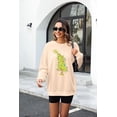 thumbnail image 6 of MOUSYA Christmas Sweatshirts for Women Christmas Tree Graphic Long Sleeve Shirts Xmas Sweater, 6 of 7