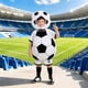 thumbnail image 1 of Disfraz fútbol para cosplay, disfraz deportivo Halloween para cosplay, para actuación en . para niños, 1 of 8
