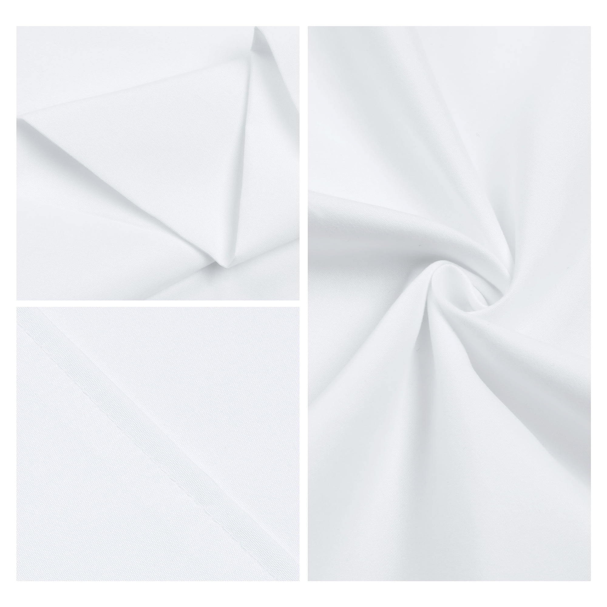 Unique Bargains Pillow Cases with Envelope Closure Pillow Covers 2 pcs Standard White