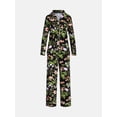 thumbnail image 5 of Joyspun Women’s Dreamy Soft Collection Notch Collar Top and Pants, 2-Piece Pajama Set, Sizes XS-3X, 5 of 5