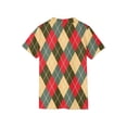 thumbnail image 6 of Domzest Boys Polo Shirt Short Sleeve Argyle Plaid School Uniform Golf Tennis Quick Dry Breathable Summer Back To School Kids Children Casual Collared Tops Red 5-6 Years, 6 of 6