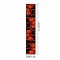 thumbnail image 3 of OutmaxHome Halloween Pumpkin Pattern Table Runner, 13.8x72.8 Inch Holiday Theme Decorative Table Runner, for Holiday Party, Dining Table, Kitchen, Farmhouse, 3 of 7