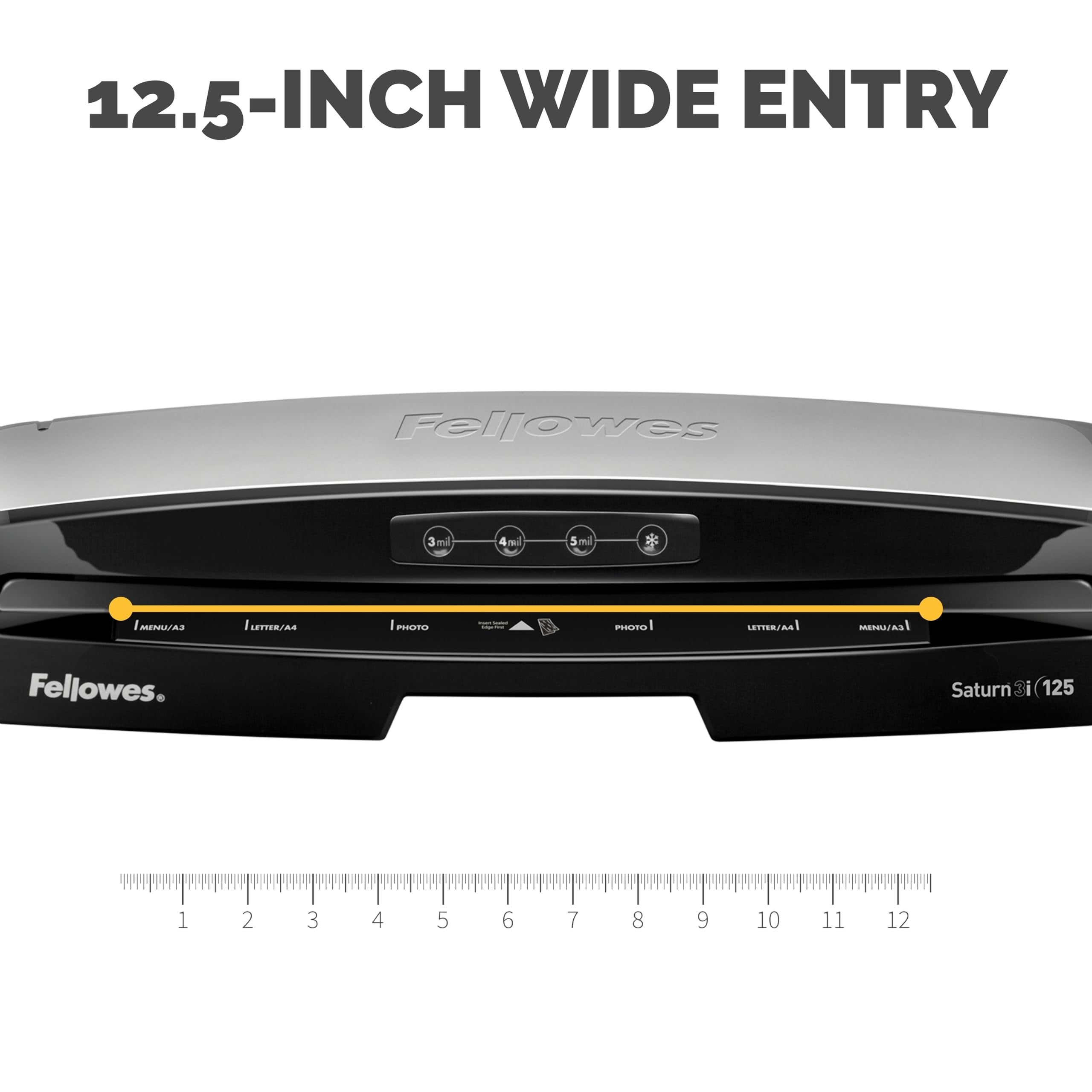 Fellowes Saturn 125 Laminator with Pouch Starter Kit