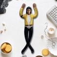 thumbnail image 4 of 11 Inch Poseable Michael Plush Doll, 2026 New Bendable Internal Wireframe Soft Stuffed Figure, Pop Star Collectible Toy, Desk Ornament Gift for Music Fans, 4 of 5