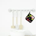 thumbnail image 3 of Carolines Treasures AM1002-CPTHD Letter C Monogram - Retro in Black Pair of Pot Holders  7.5HX7.5W multicolor, 3 of 3