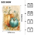 thumbnail image 3 of Wirebound Notebook Hardcover Spiral Notebooks Whimsical Watercolor Pumpkins, 60 Pages, 80 GSM, 5.7 x 8.3in, 3 of 7