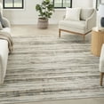 thumbnail image 2 of Nourison Serenity Home Modern Abstract Indoor Area Rug Ivory Beige 7'10" x 9'10", 2 of 8