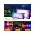 thumbnail image 2 of Foco LED RGB para exteriores, resistente al agua IP65 con mando a distancia, apto para uso en interiores y exteriores (luz desnuda de 100 W-RGB), 2 of 5