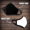 thumbnail image 3 of Black Cotton Face Mask,reusable Face Mask,breathable Comfy Cloth Face Masks, 3 of 4