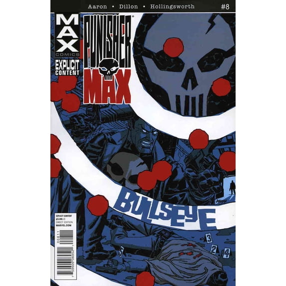 PunisherMax #8 VF ; Marvel Comic Book