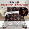 thumbnail image 4 of Yspwyqan Christmas Full Size Bedding Set, Cane Candy Soft Breathable Bed in a Bag Comforter with 2 Pillow Shams for Holiday Bedroom Guest Room Decor, 4 of 7