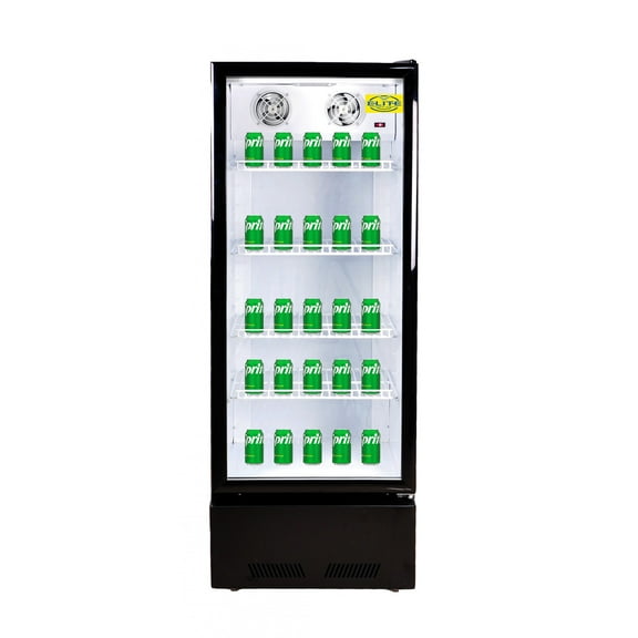 64 in. High Single Glass-Door Beverage Refrigerator, 11.3 Cu. Ft. Merchandiser Display