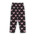 thumbnail image 3 of Lsque Gradient Butterfly Print Women's Pajama Pants, Lounge Pant - Comfortable Home Wear,Elastic Waistband, Stylish Design-Small, 3 of 9