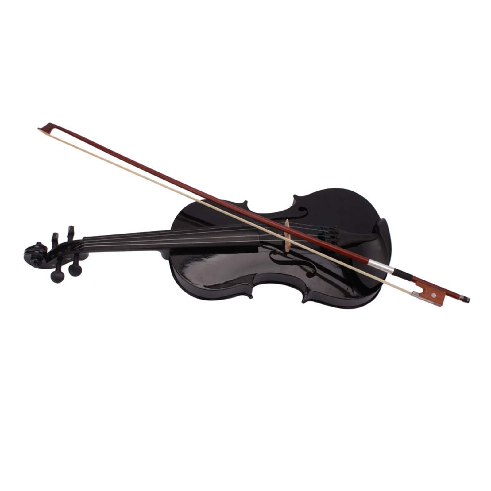 4/4 Full Size Natural Acoustic Violin with Case, Bow, and Rosin - Ideal for Student and Beginners, Natural