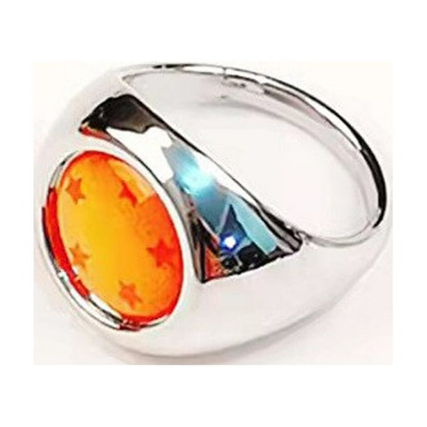 Anillo de aleación de Goku de bola de dragón para hombres y mujeres, anillos de dedo creativos de bola de siete estrellas, joyería para amigos, regalos casuales, fiesta de cumpleaños, nuevo