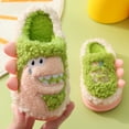 thumbnail image 5 of Ketyyh-chn99 Kids House Slippers Winter Warm Shoes Toddler Slippers Boys Girls Kids Dinosaur House Slipper Non-Slip Warm Winter Soft Fuzzy Indoor Shoes Winter Slippers Size for US 9.5,Grey, 5 of 5
