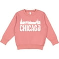 thumbnail image 2 of Inktastic Chicago Skyline Grunge Toddler Sweatshirt, 2 of 4