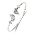 thumbnail image 3 of Better Jewelry Queen Nefertiti Thin West Indian Bangles .925 Sterling Silver, 1 pair, 3 of 4