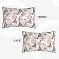 thumbnail image 2 of Daiia Paris Bedding Waterproof Pillow Protector Zippered Queen – Bed Bug Proof Pillow Encasement-16"x24", 2 of 6