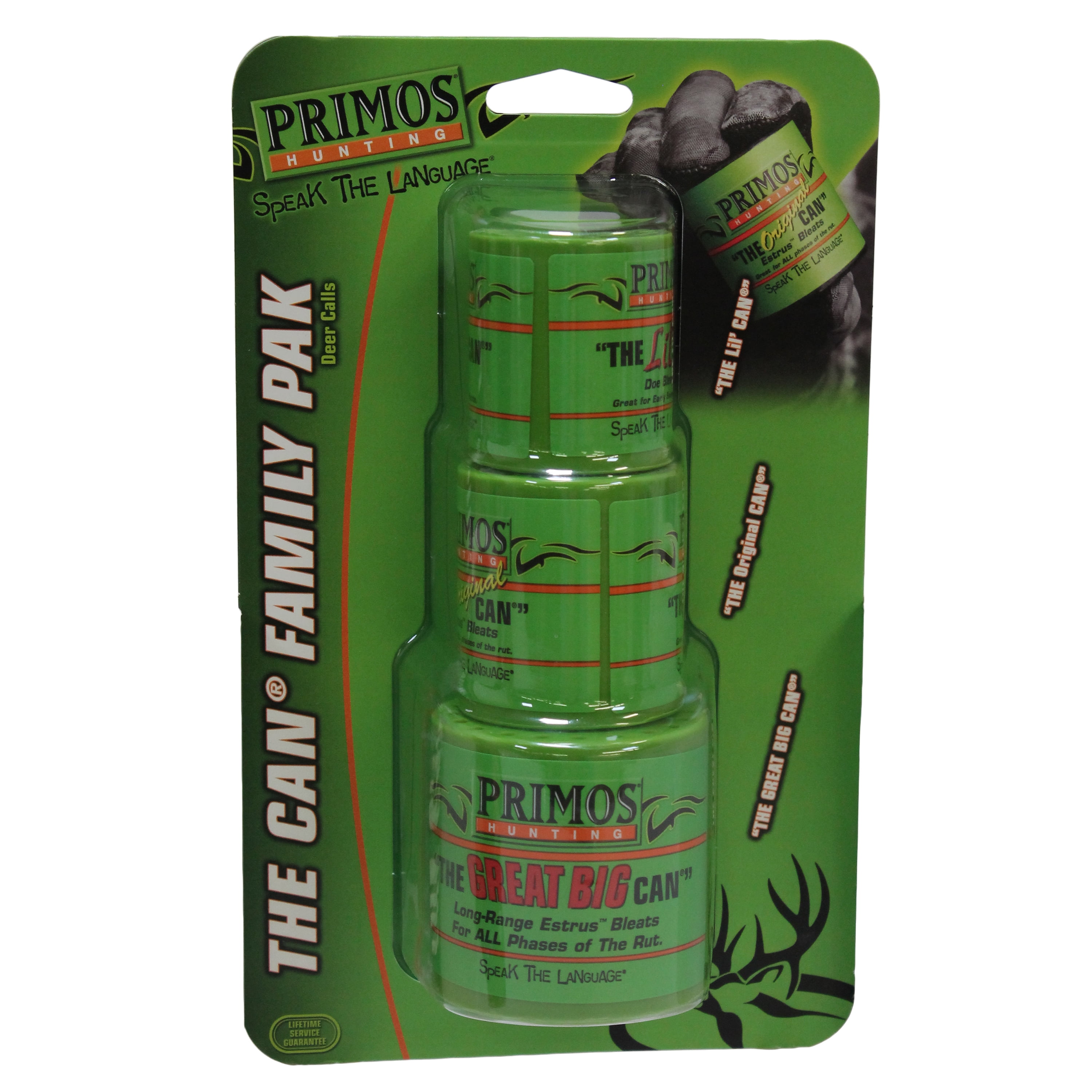 Primos 713 The Can Family Pak Deer Hunting Game Call Free Shipping 