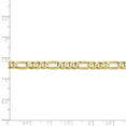 thumbnail image 5 of 10K Yellow Gold bracelet Figaro chain Concave 24 in 4.5 mm, 5 of 5