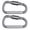colorC, variant on Hersfrd D-ring Locking Carabiner Clip Buckle Fishing Climbing Acessories (Grey 2Pcs)